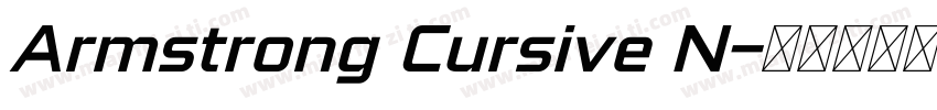 Armstrong Cursive N字体转换